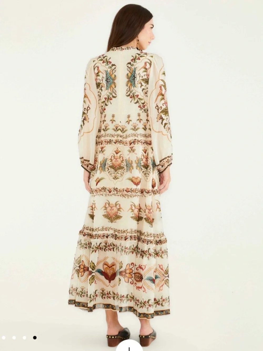 FARM Rio Majestic Hearts Maxi Dress, NWT 🇧🇷 - Picture 3 of 16